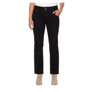 NEW Women's Hudson Midrise Straight Leg Black Jeans Size 8 with 29" Inseam V9